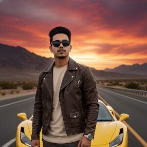 Gemini photo edit prompt Desert Supercar Mood