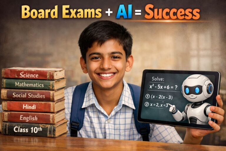 Study strategy to pass 10th class using AI