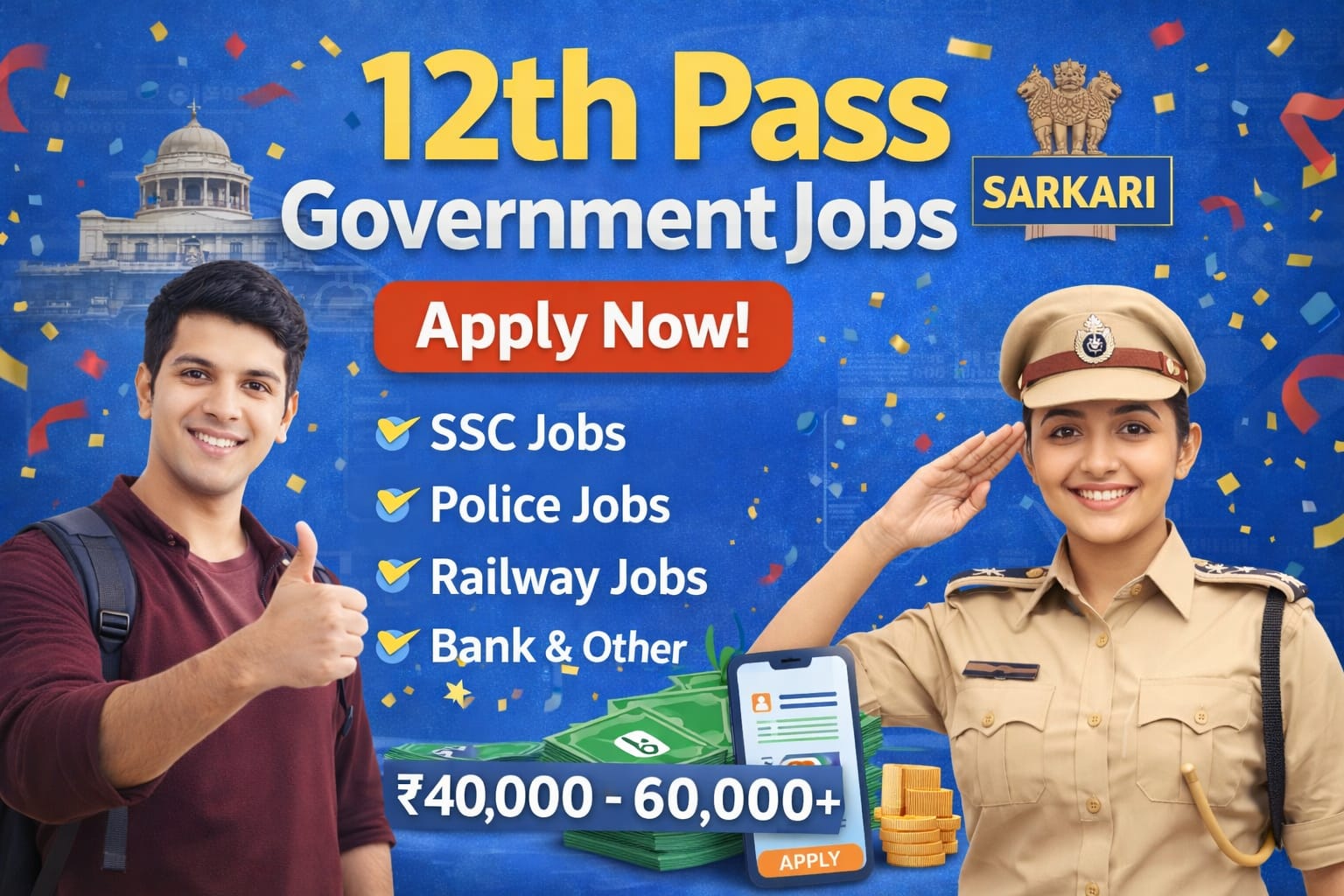 Sarkari Job for 12th Pass: बिना परीक्षा वाली सरकारी भर्तियाँ (Latest Update)