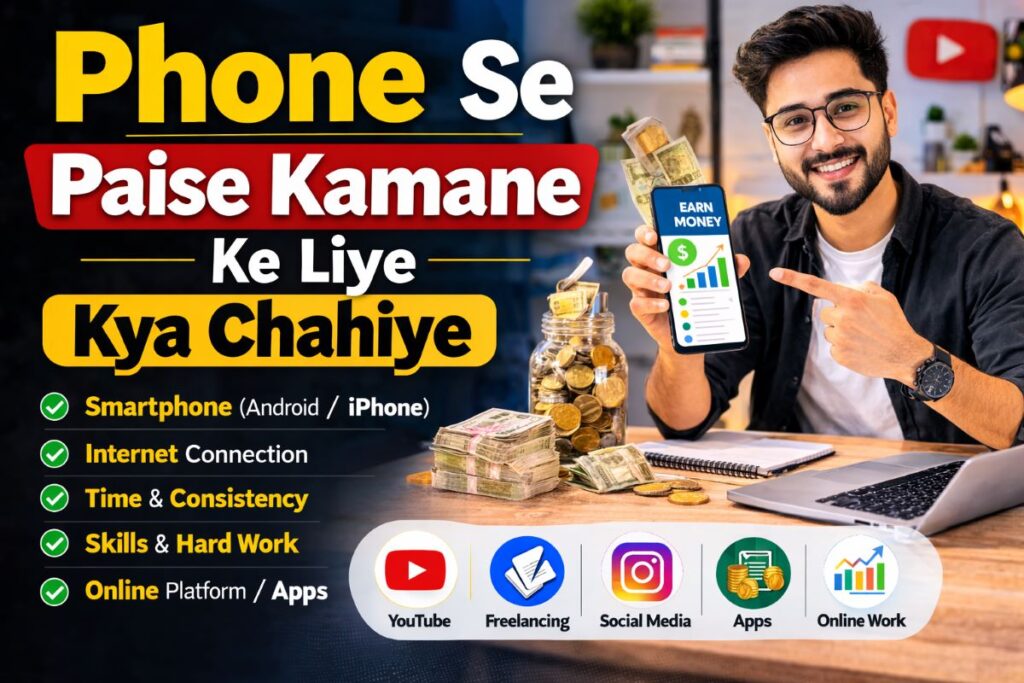 Phone Se Paise Kamane Ke Liye Kya Chahiye?