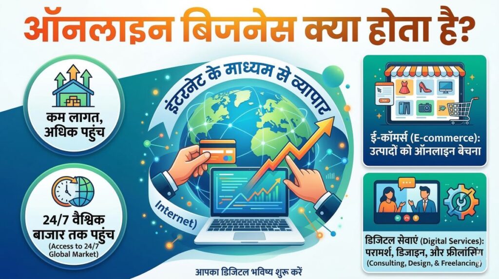 Online Business Kaise Kare, Online Business Kya Hota Hai? (ऑनलाइन बिजनेस क्या होता है?)